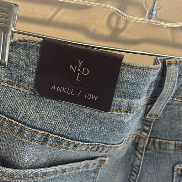 NYDJ nwt Ira ankle Blue Jeans size 18w - Picture 6 of 8